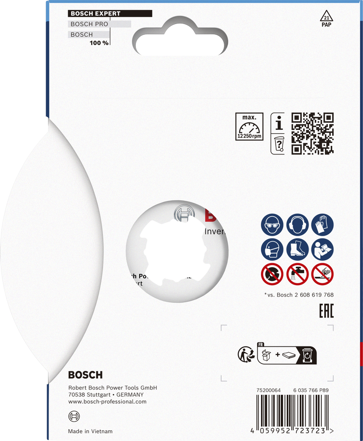 Diamantový řezný kotouč Bosch EXPERT na kov X-LOCK 125 mm.